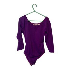 Jacques Moret Girls Size Large 12 14 Purple Long Sleeve Pull On Round Neck Leota